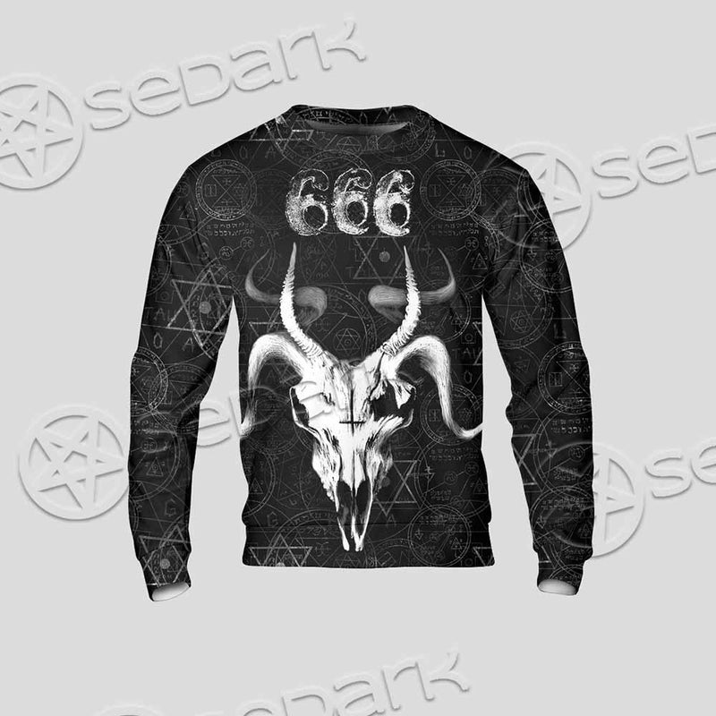 Occult 666 Goat Head SED-0800 Unisex Sweatshirt