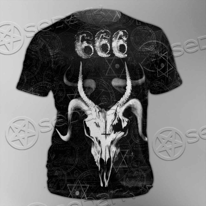 Occult 666 Goat Head SED-0800 Unisex T-shirt