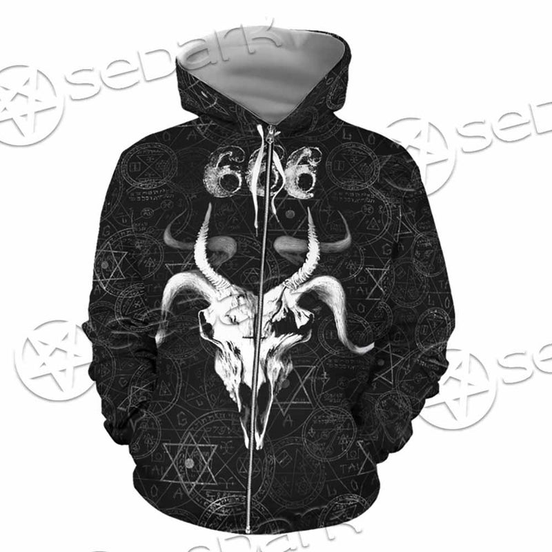 Occult 666 Goat Head SED-0800 Hoodie & Zip Hoodie