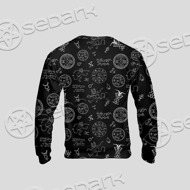 Satanism Symbols SED-0801 Unisex Sweatshirt