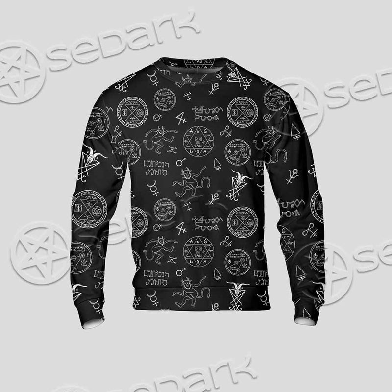 Satanism Symbols SED-0801 Unisex Sweatshirt