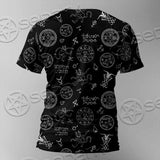 Satanism Symbols SED-0801 Unisex T-shirt