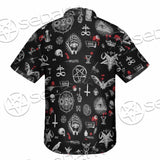 Satanic Symbols Occult SED-0802 Shirt Allover