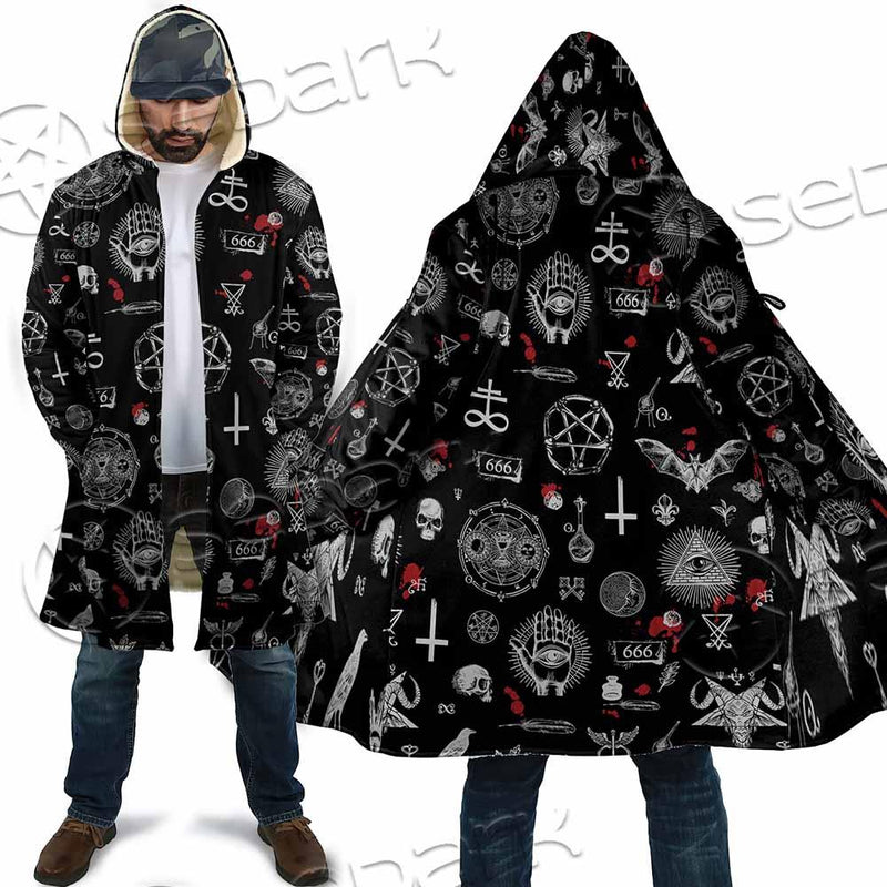 Satanic Symbols Occult SED-0802 Cloak