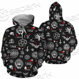 Satanic Symbols Occult SED-0802 Hoodie & Zip Hoodie