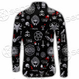 Satanic Symbols Occult SED-0802 Shirt Allover