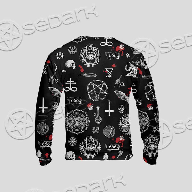 Satanic Symbols Occult SED-0802 Unisex Sweatshirt