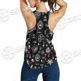 Satanic Symbols Occult SED-0802 Women Tank Top