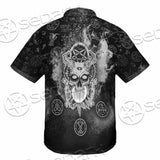 Skull Pentagram Scary SED-0803 Shirt Allover