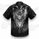 Skull Pentagram Scary SED-0803 Shirt Allover