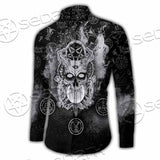 Skull Pentagram Scary SED-0803 Shirt Allover
