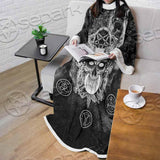 Skull Pentagram Scary SED-0803 Sleeved Blanket