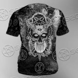 Skull Pentagram Scary SED-0803 Unisex T-shirt