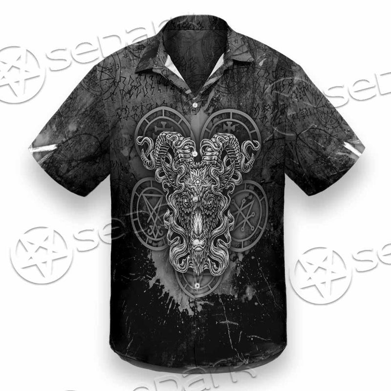 Pentagram Demon Goat Head SED-0805 Shirt Allover