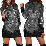 Pentagram Demon Goat Head SED-0805 Hoodie Dress