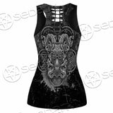 Pentagram Demon Goat Head SED-0805 Women Tank Top