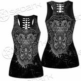 Pentagram Demon Goat Head SED-0805 Women Tank Top