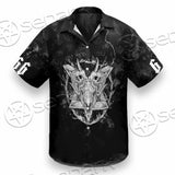 Skull Goat Head 666 SED-0808 Shirt Allover