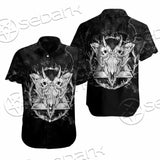 Skull Goat Head 666 SED-0808 Shirt Allover