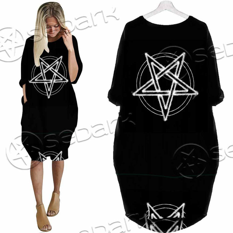 Pentagram Lilith SED-0809 Batwing Pocket Dress