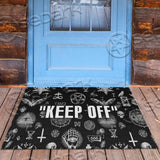 Satanic Symbols Keep Off SED-0810 Door Mat