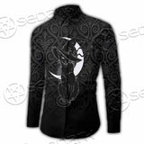 Gothic Moon Black Cat SED-0812 Shirt Allover