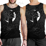 Gothic Moon Black Cat SED-0812 Men Tank-tops