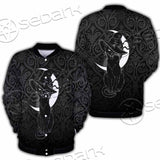 Gothic Moon Black Cat SED-0812 Button Jacket