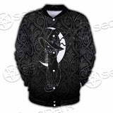 Gothic Moon Black Cat SED-0812 Button Jacket