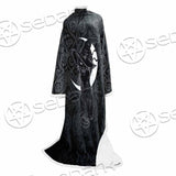 Gothic Moon Black Cat SED-0812 Sleeved Blanket