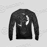 Gothic Moon Black Cat SED-0812 Unisex Sweatshirt