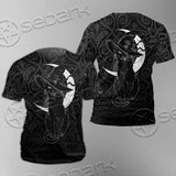 Gothic Moon Black Cat SED-0812 Unisex T-shirt