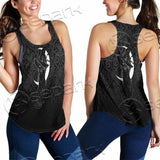 Gothic Moon Black Cat SED-0812 Women Tank Top