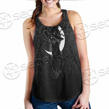 Gothic Moon Black Cat SED-0812 Women Tank Top