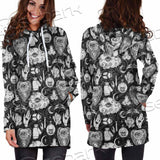 Gothic Skull Ouija Board SED-0813 Hoodie Dress