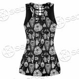 Gothic Skull Ouija Board SED-0813 Women Tank Top