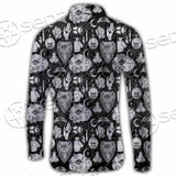 Gothic Skull Ouija Board SED-0813 Shirt Allover