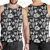 Gothic Skull Ouija Board SED-0813 Men Tank-tops