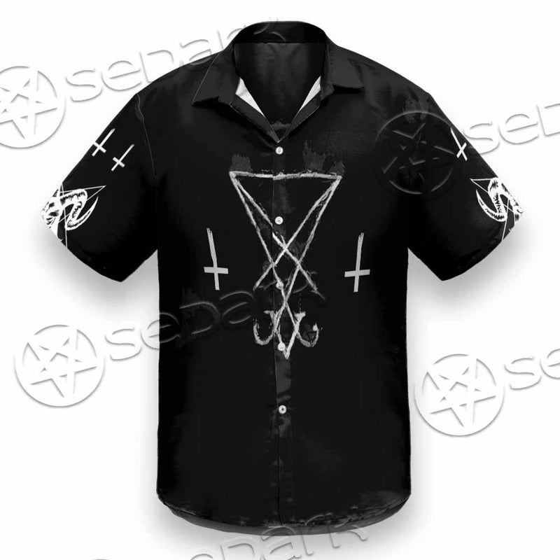 Sigil Of Lucifer Inverted Cross SED-0814 Shirt Allover