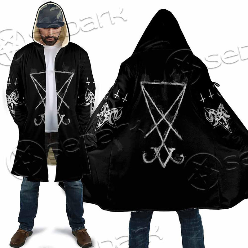 Sigil Of Lucifer Inverted Cross SED-0814 Cloak