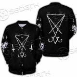 Sigil Of Lucifer Inverted Cross SED-0814 Button Jacket