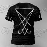 Sigil Of Lucifer Inverted Cross SED-0814 Unisex T-shirt