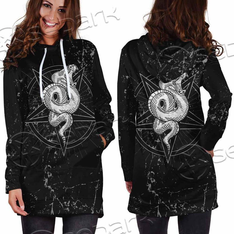 Satanic Snake SED-0815 Hoodie Dress