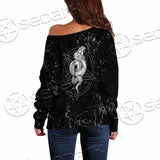 Satanic Snake SED-0815 Off Shoulder Sweaters