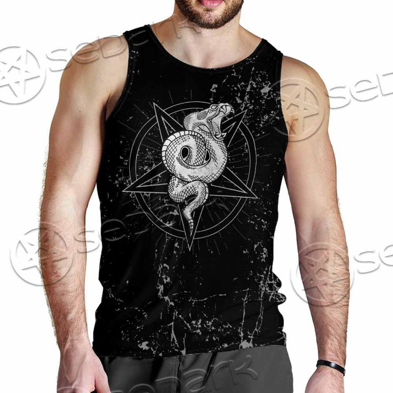 Satanic Snake SED-0815 Men Tank-tops