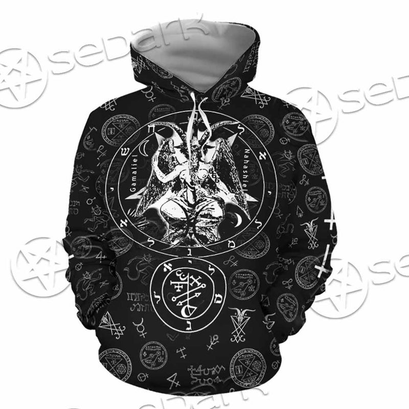 Baphomet Inverted Cross SED-0816 Hoodie & Zip Hoodie
