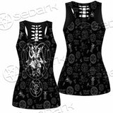 Baphomet Inverted Cross SED-0816 Women Tank Top