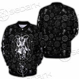 Baphomet Inverted Cross SED-0816 Button Jacket