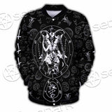 Baphomet Inverted Cross SED-0816 Button Jacket
