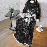 Baphomet Inverted Cross SED-0816 Sleeved Blanket